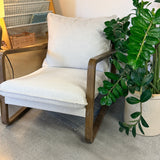 FLOOR MODEL - Sully Sling Chair - Cream