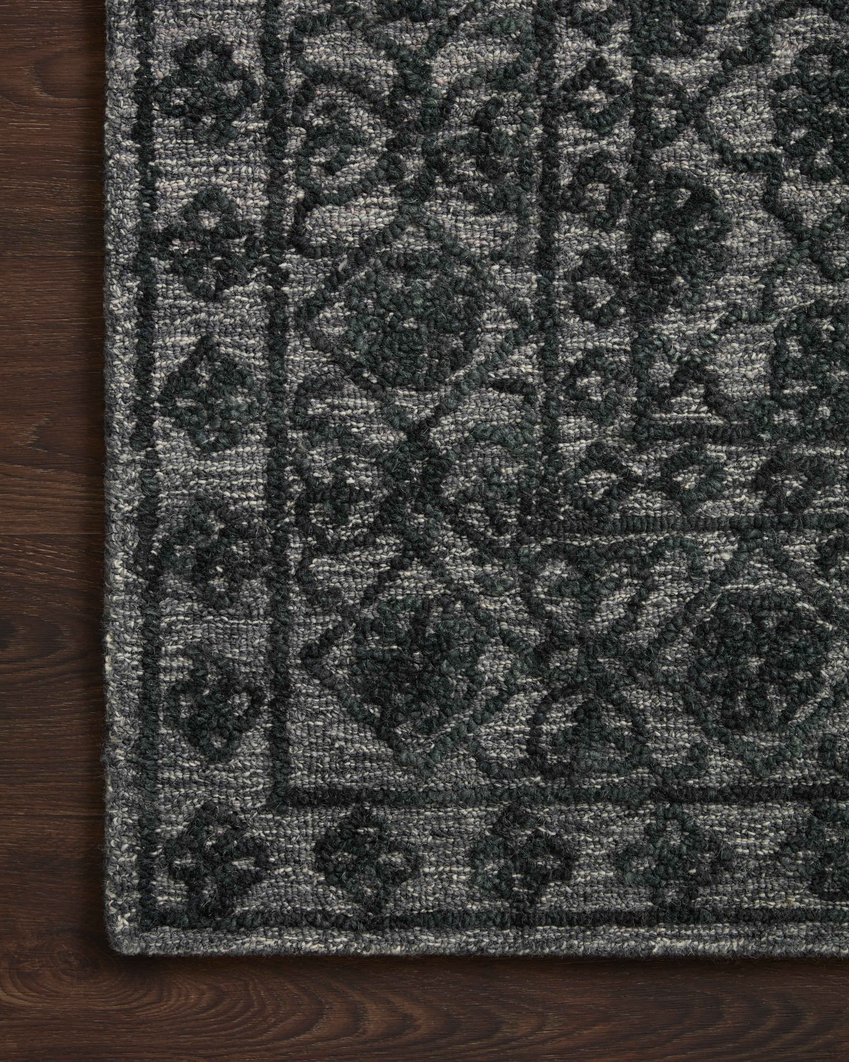 Loloi Cecelia Smoke / Dk. Grey Rug RUGS - wool Loloi