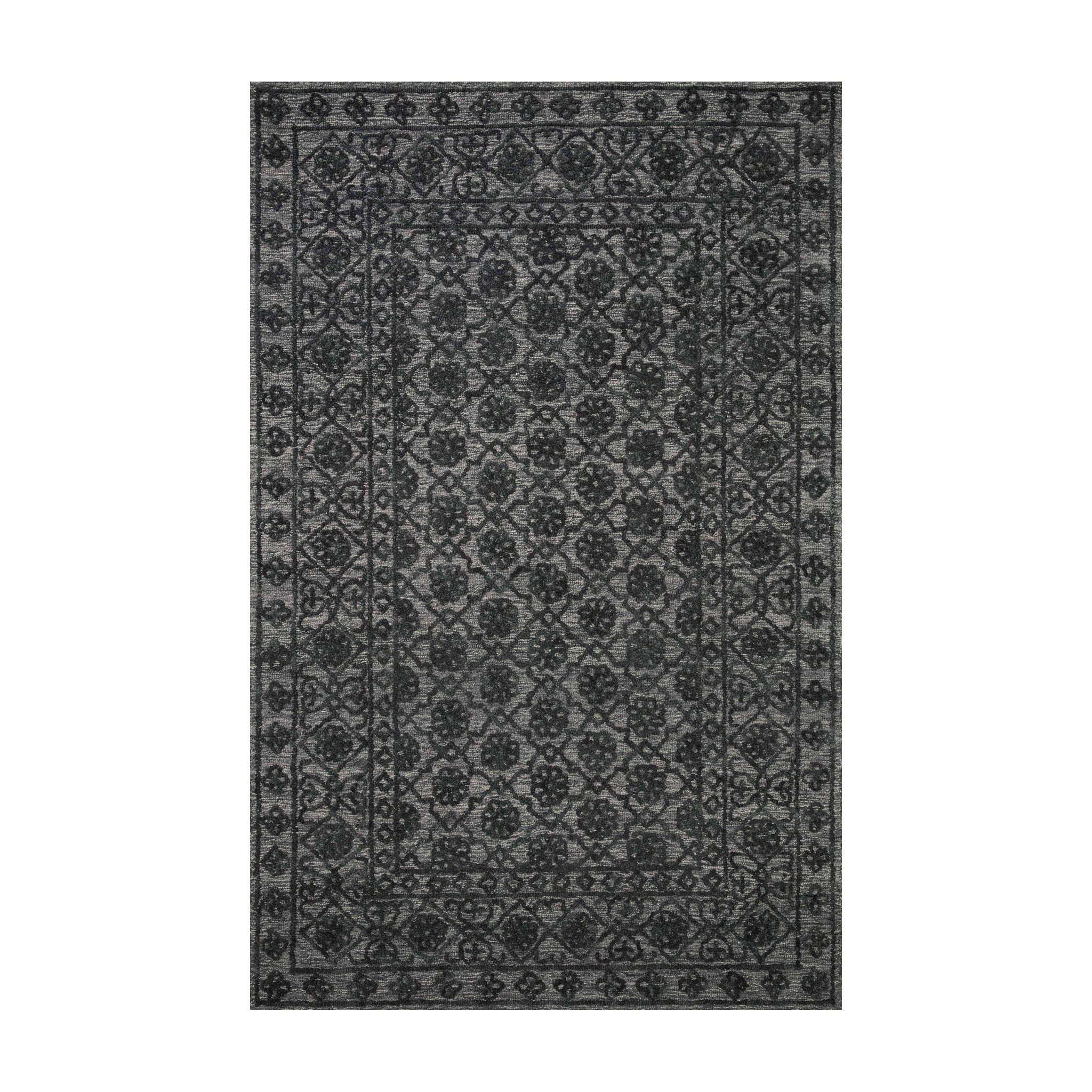 Loloi Cecelia Smoke / Dk. Grey Rug RUGS - wool Loloi 2'3" x 3'9"