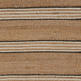 Chestnut Stripe Hand Woven Area Rug RUGS - jute Momeni
