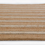 Chestnut Stripe Hand Woven Area Rug RUGS - jute Momeni