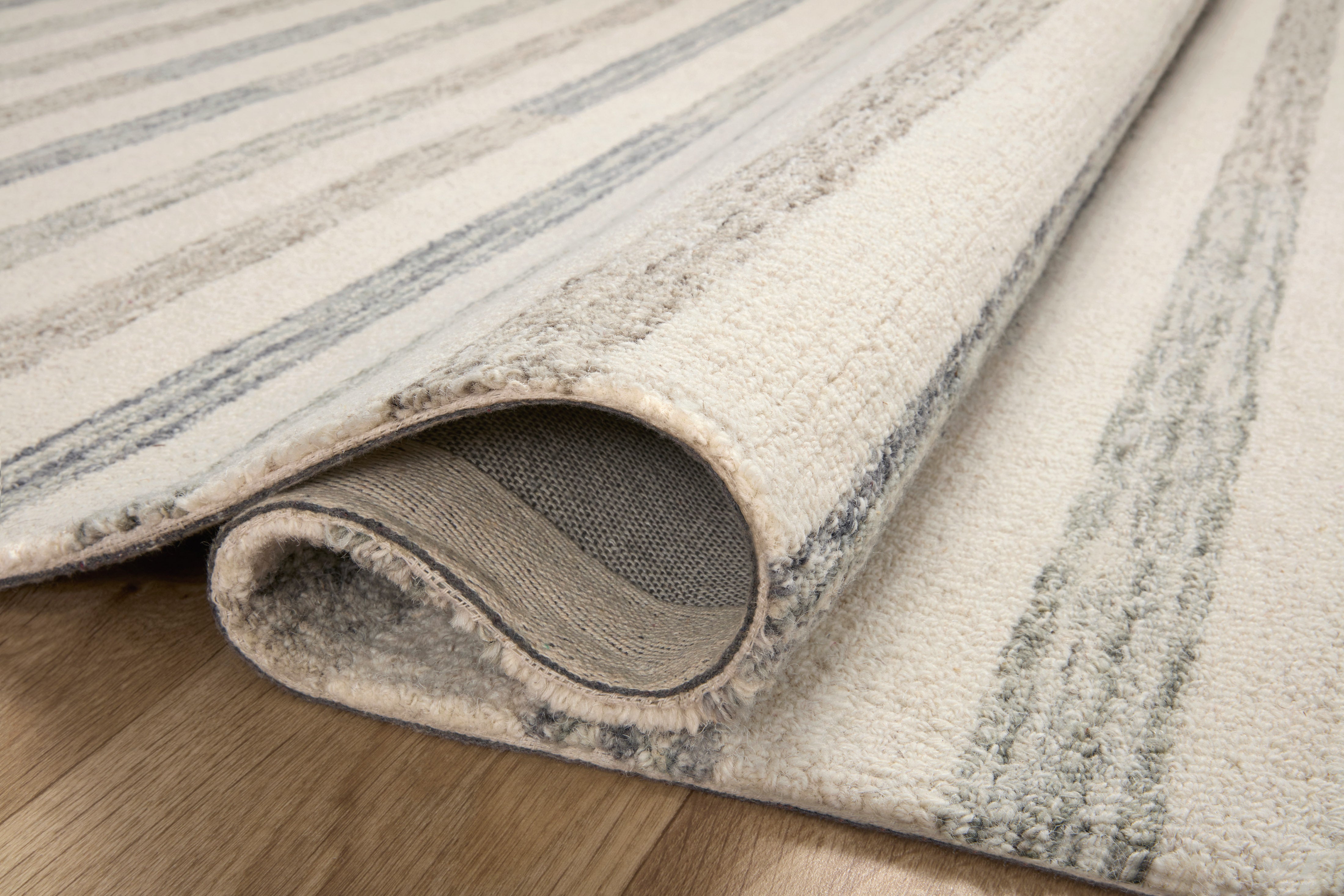 Chris Loves Julia x Loloi Chris Ivory / Slate Rug 1-RUGS Loloi