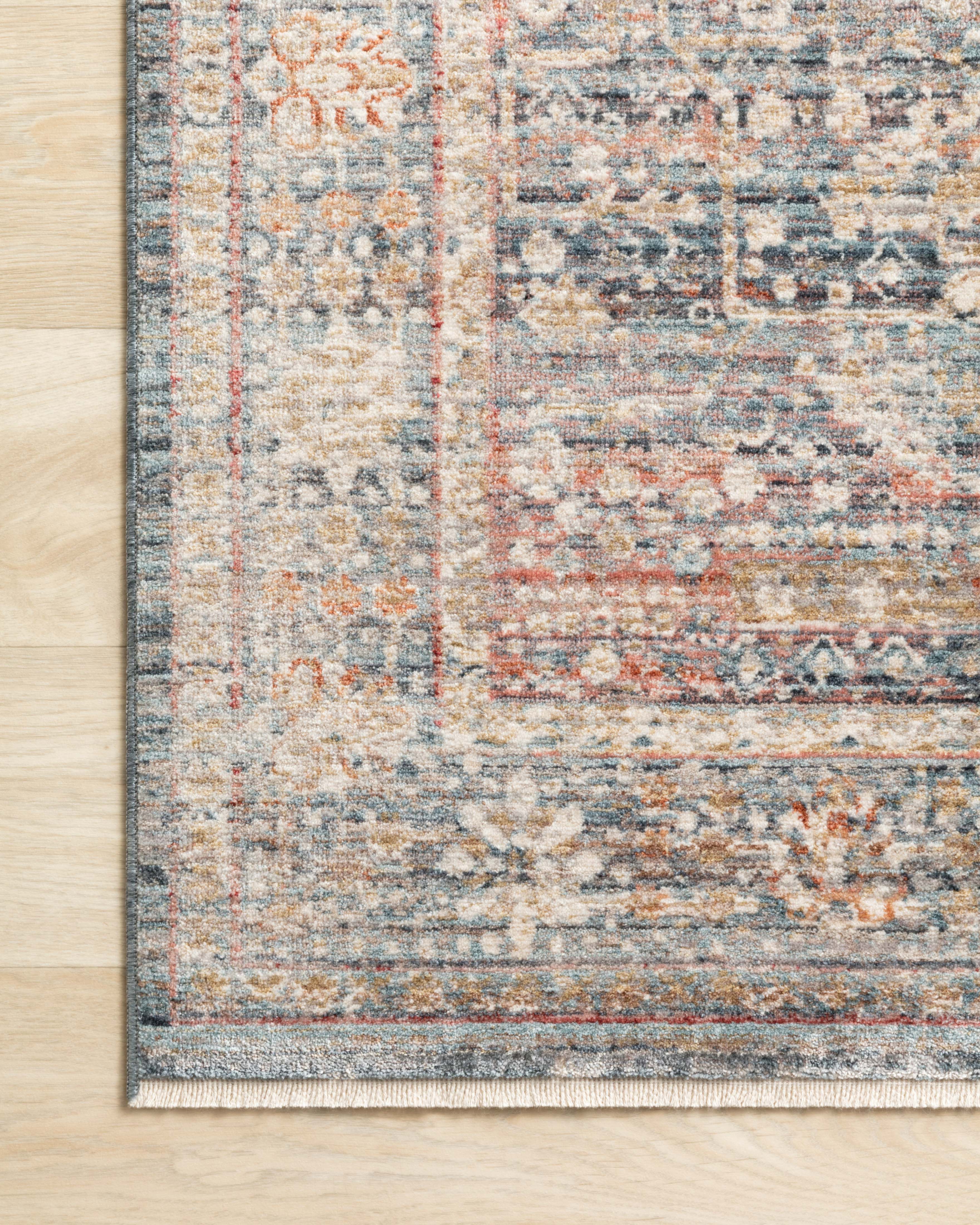 Loloi Claire Blue / Sunset Rug RUGS - synthetic Loloi