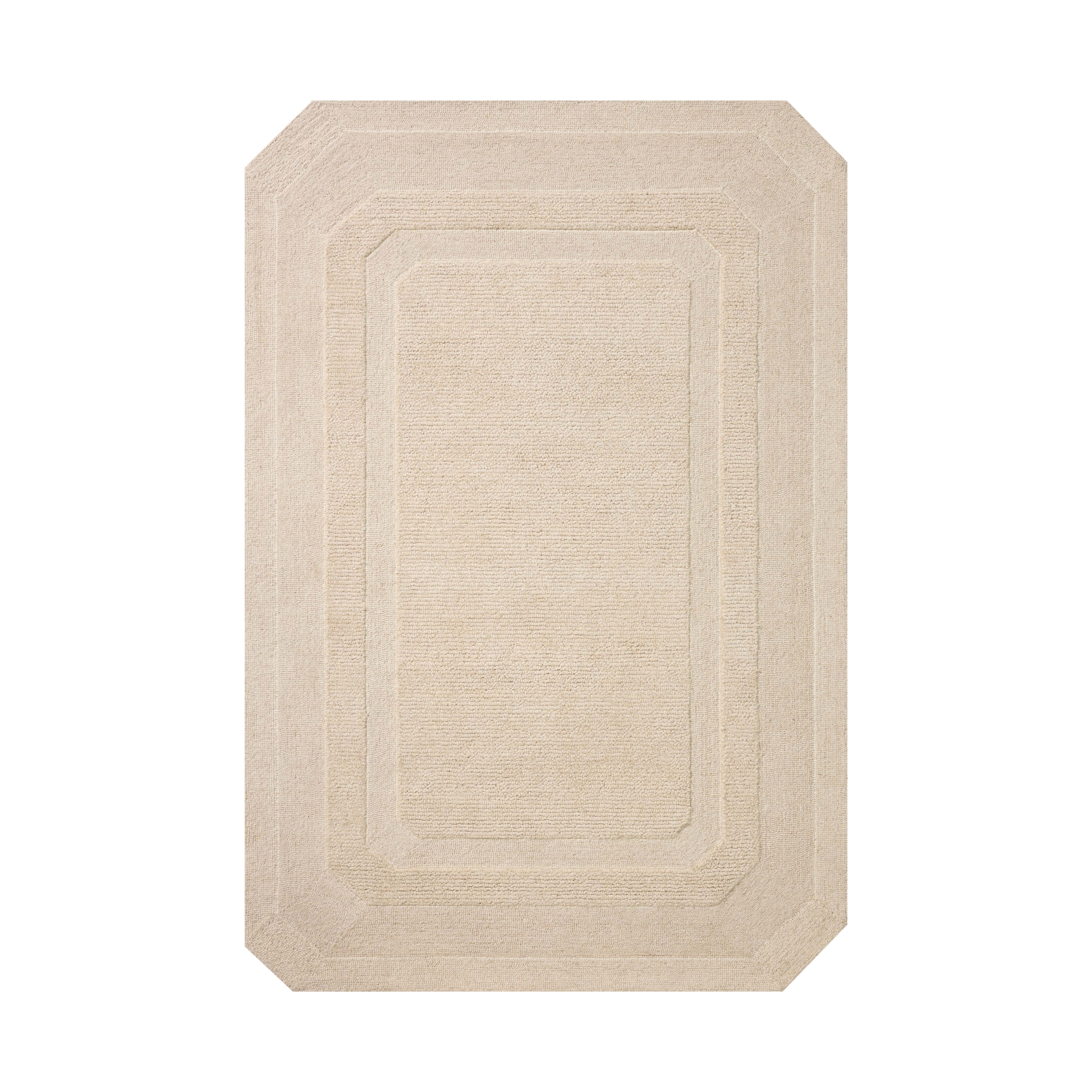 Loloi Clayton Oatmeal Rug RUGS - wool Loloi 18" x 18"