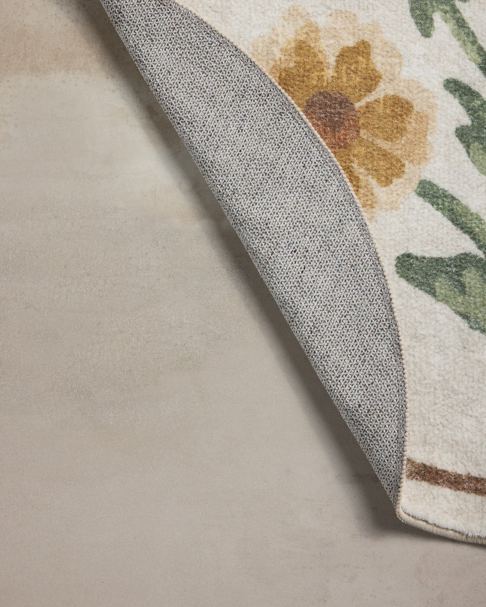 Chris Loves Julia x Loloi Clove Ivory / Yellow Bath Mat - Rug & Weave