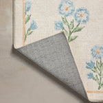 Chris Loves Julia x Loloi Clove Ivory / Lt. Blue Bath Mat - Rug & Weave