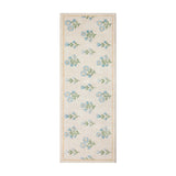Chris Loves Julia x Loloi Clove Ivory / Lt. Blue Bath Mat