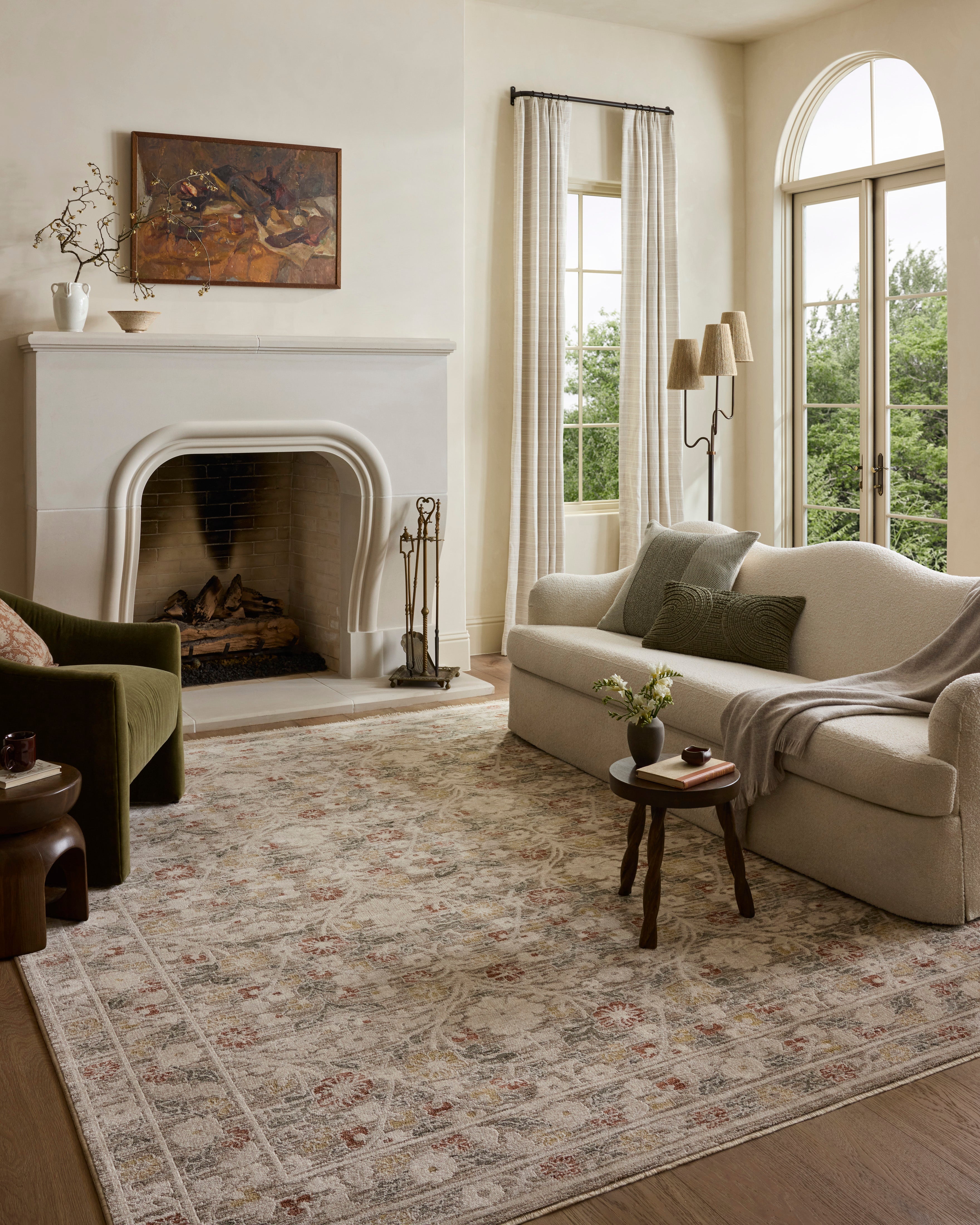 Loloi Clarisse Grey / Multi Rug RUGS - synthetic Loloi 18" x 18" sample