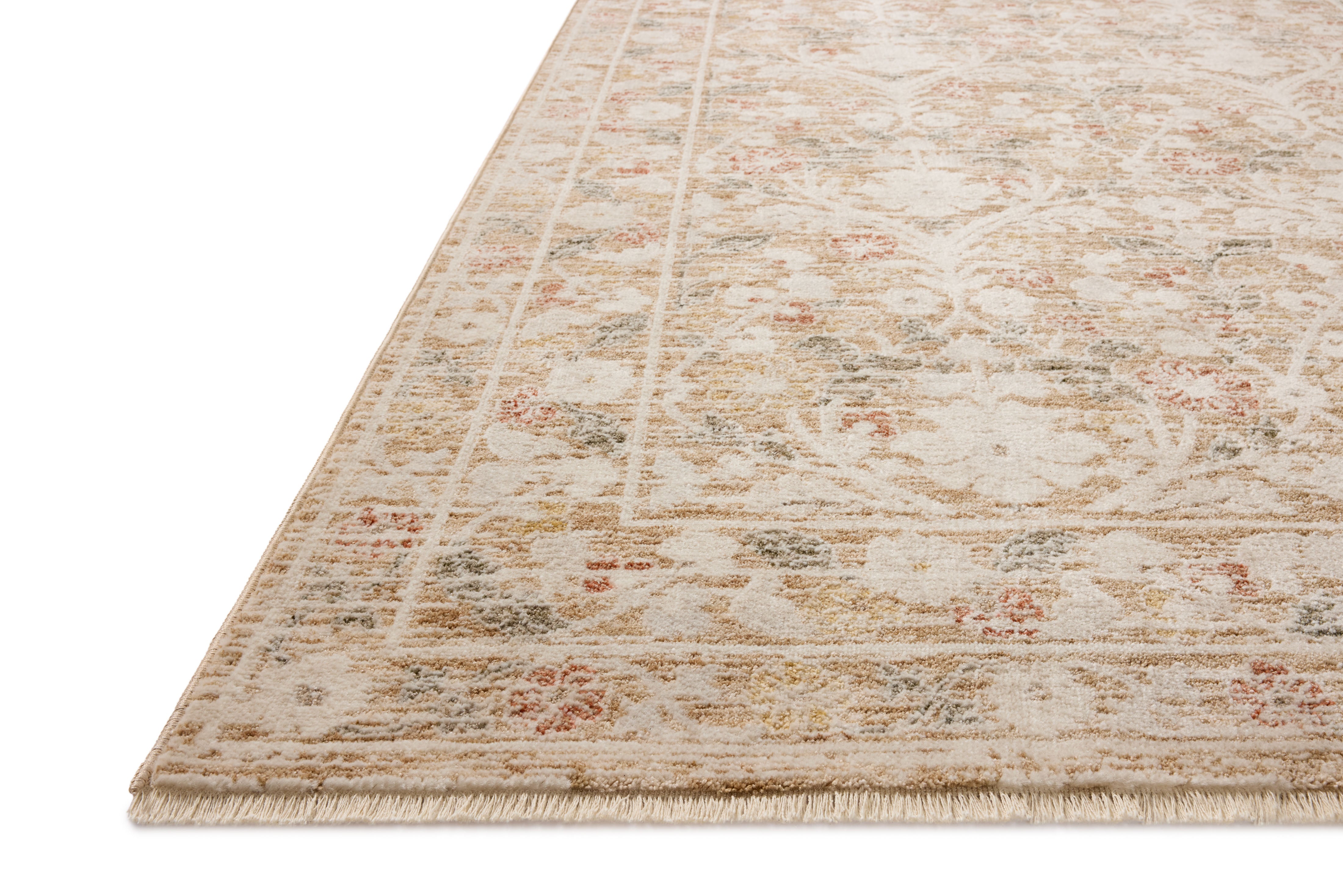 Loloi Clarisse Sand / Multi Rug RUGS - synthetic Loloi 18" x 18" sample