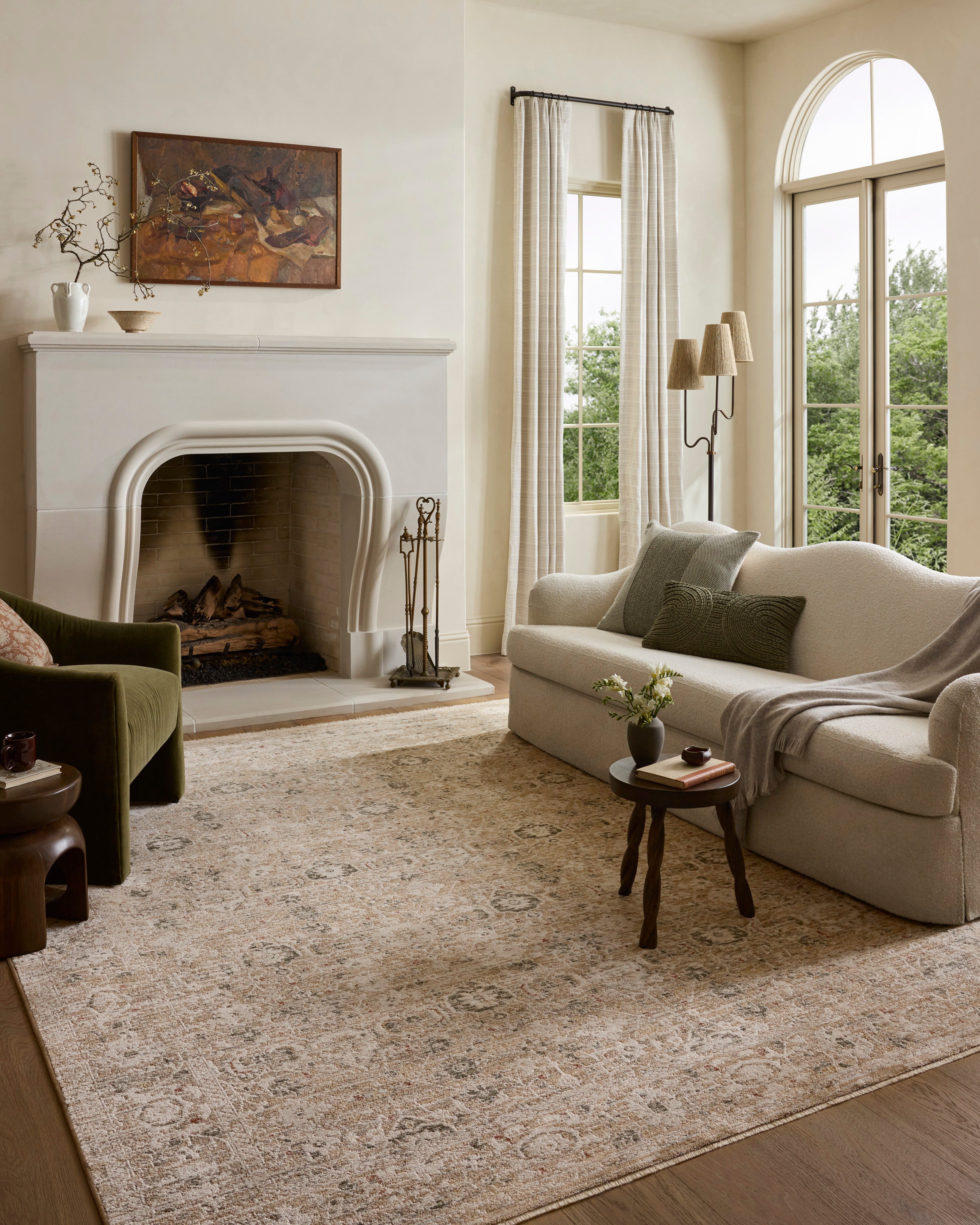 Loloi Clarisse Natural / Granite Rug RUGS - synthetic Loloi