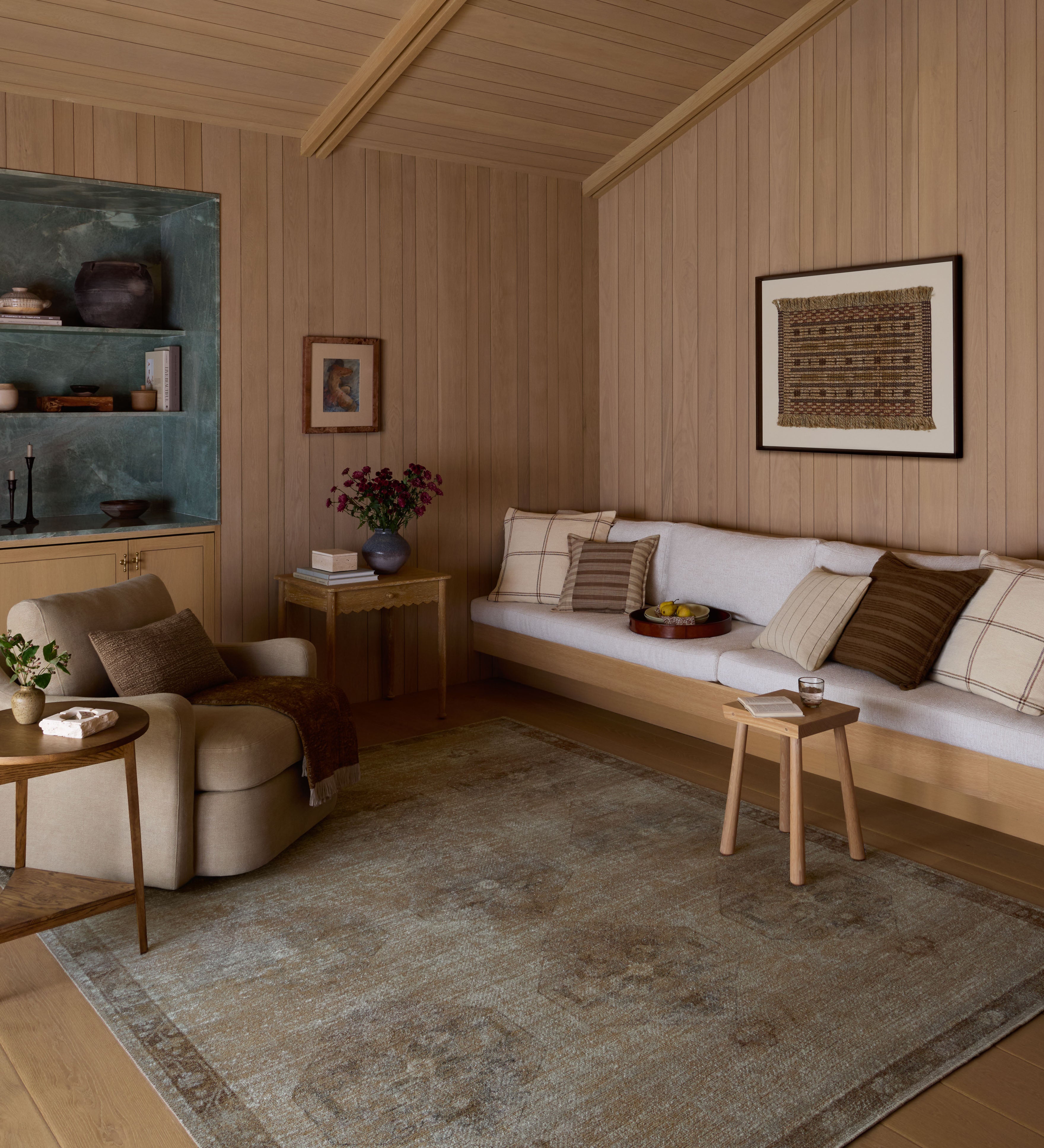 Amber Lewis x Loloi Cambria Mist / Natural Rug – view 2