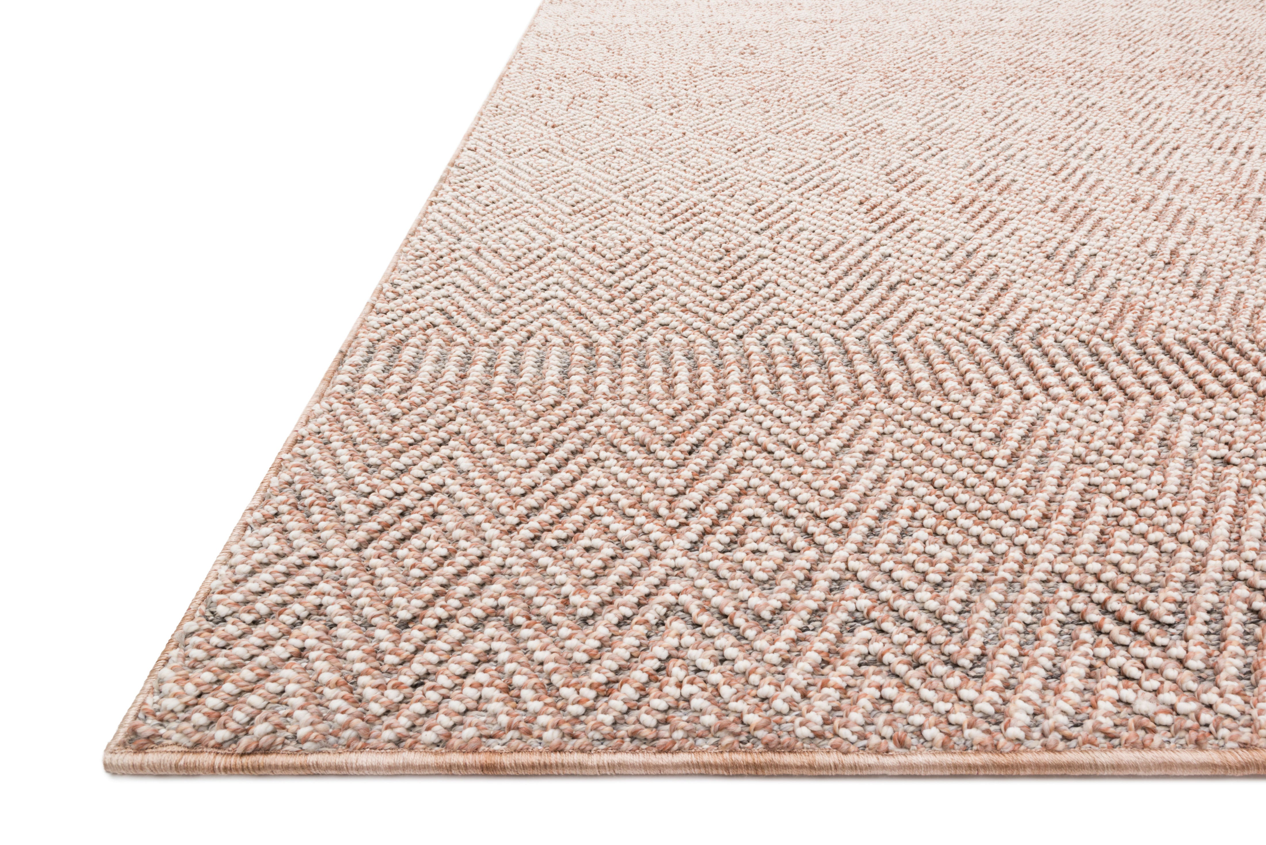 Loloi Cole Blush / Ivory Rug RUGS - synthetic Loloi