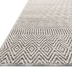 Loloi Cole Grey / Bone Rug RUGS - synthetic Loloi
