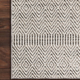 Loloi Cole Grey / Bone Rug RUGS - synthetic Loloi