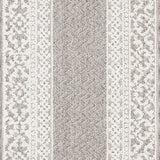 Loloi Cole Grey / Ivory Rug RUGS - synthetic Loloi