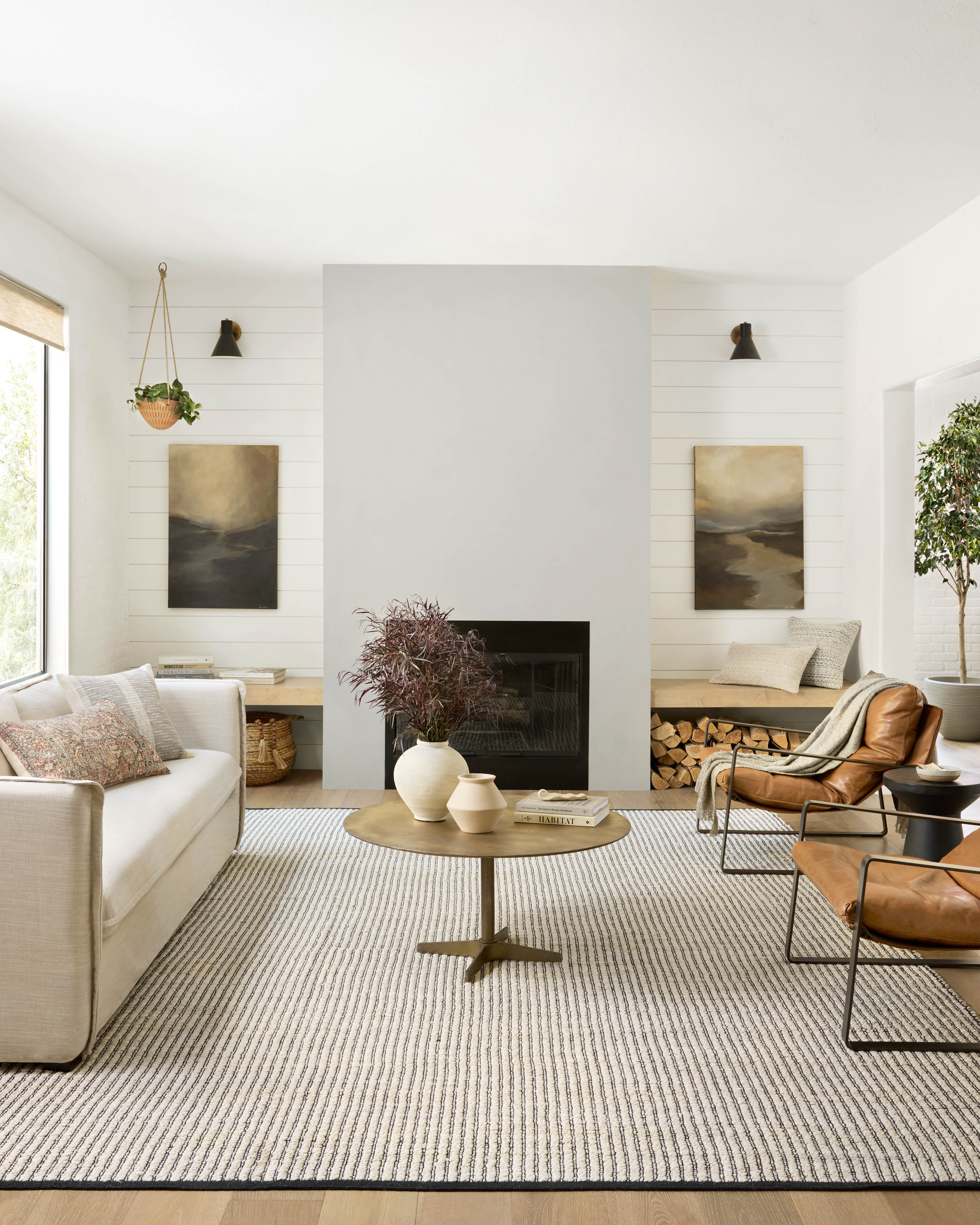 Angela Rose x Loloi Colton Ivory/ Black Rug 0-RUGS Loloi