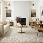Angela Rose x Loloi Colton Ivory/ Black Rug 0-RUGS Loloi