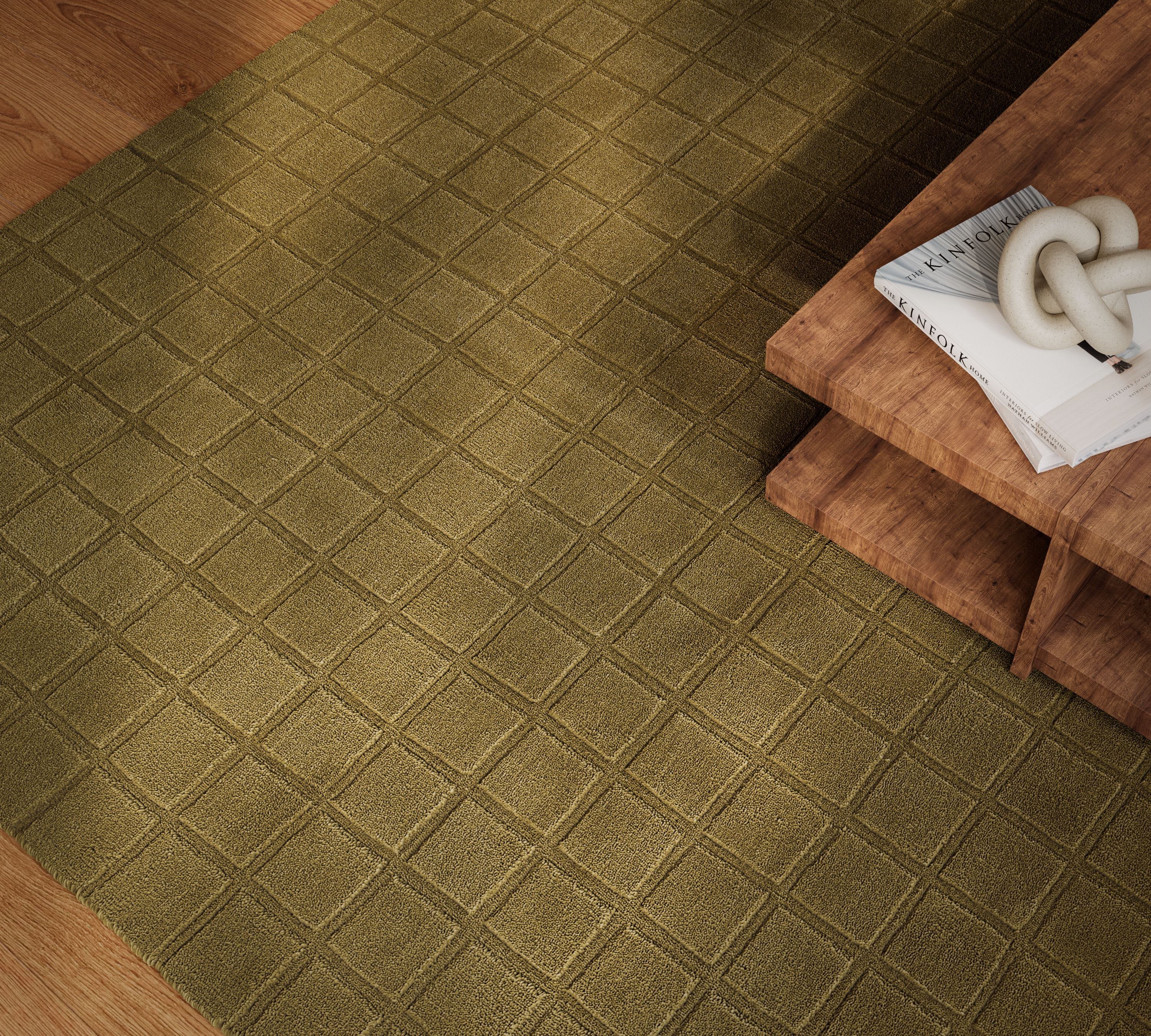 Contura Grid Hand Loomed Rug RUGS - wool Momeni