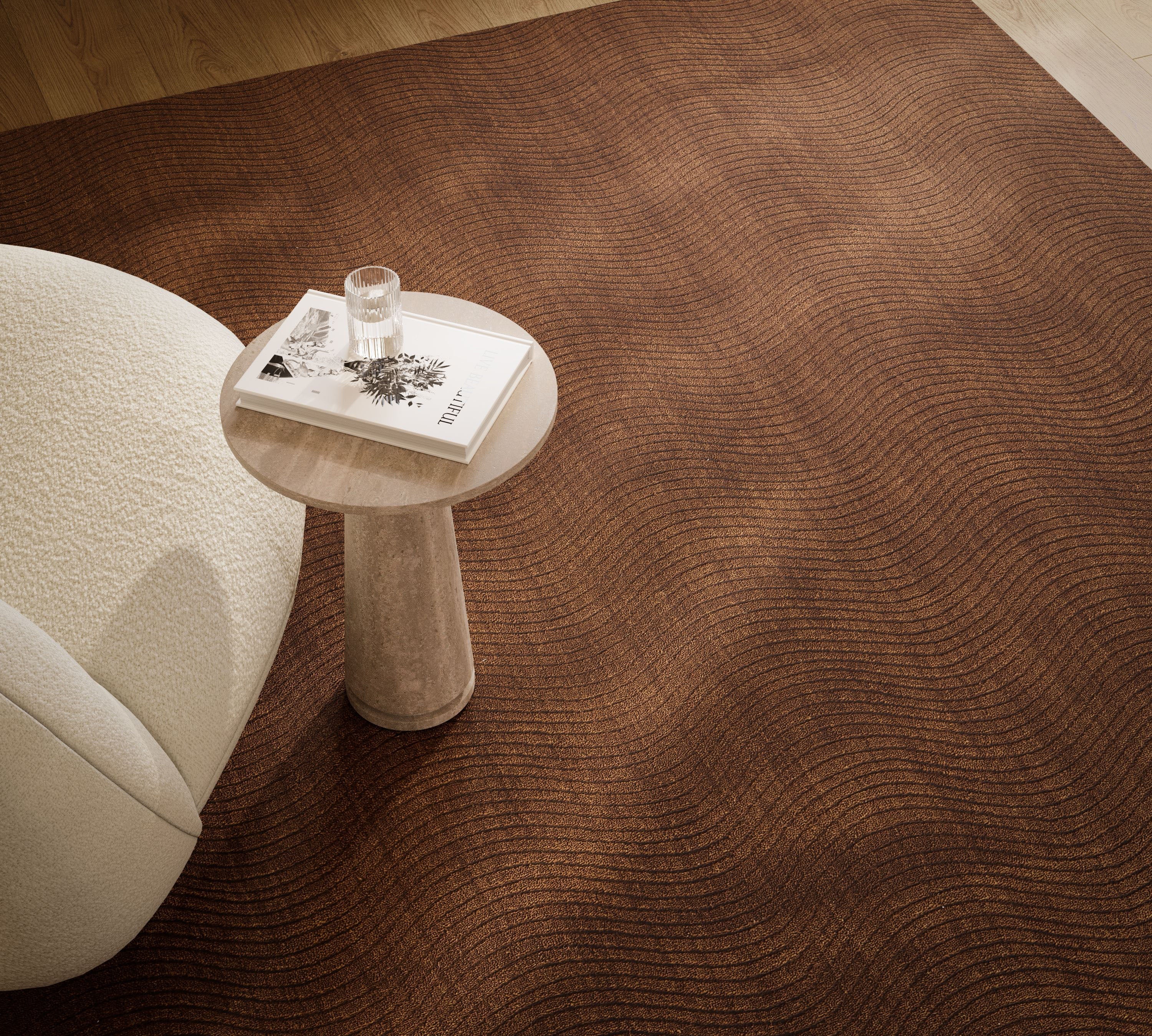 Contour Wave Hand Loomed Rug RUGS - wool Momeni