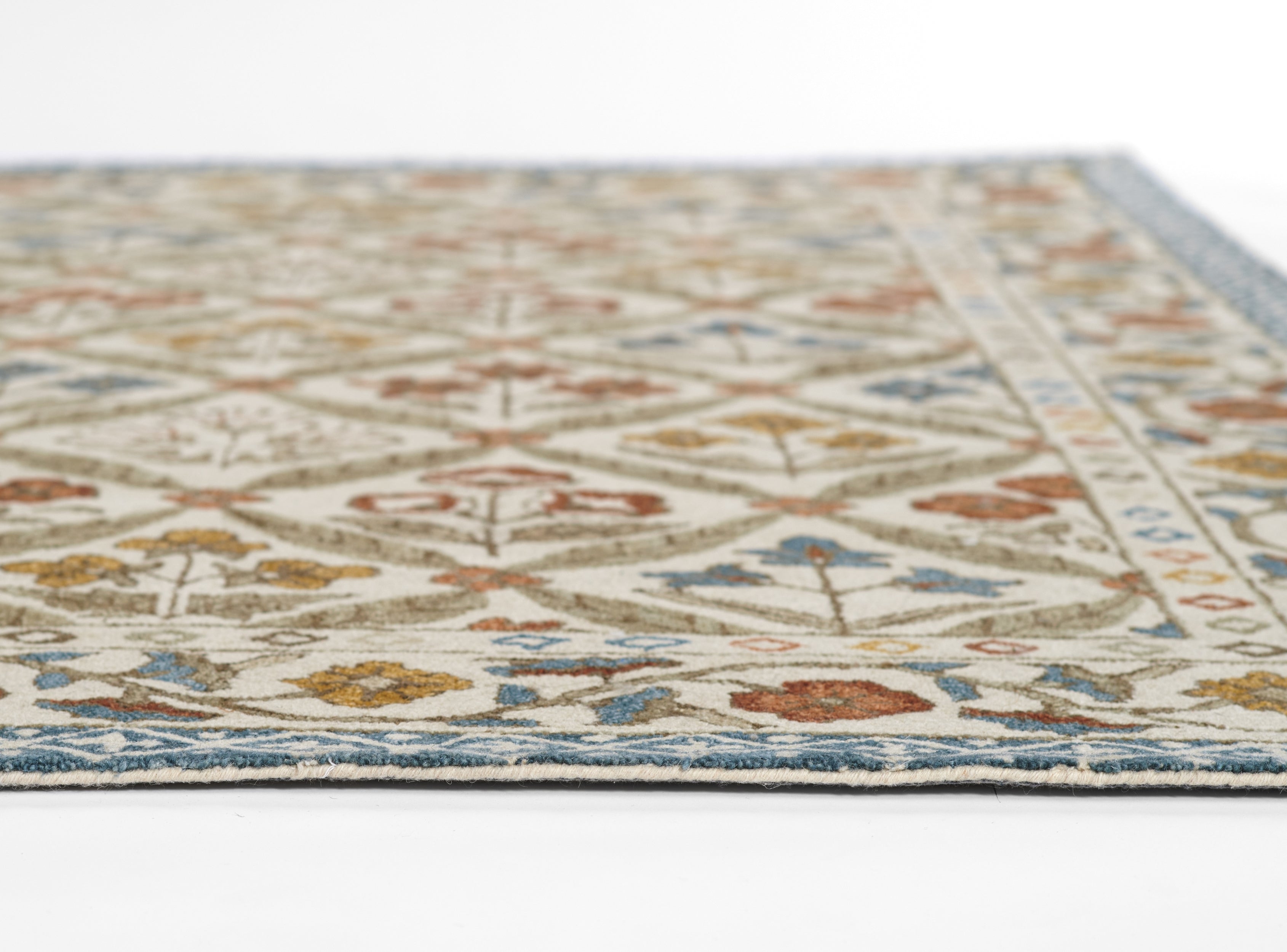 Cotswold Lattice Hand Tufted Rug RUGS - wool Momeni
