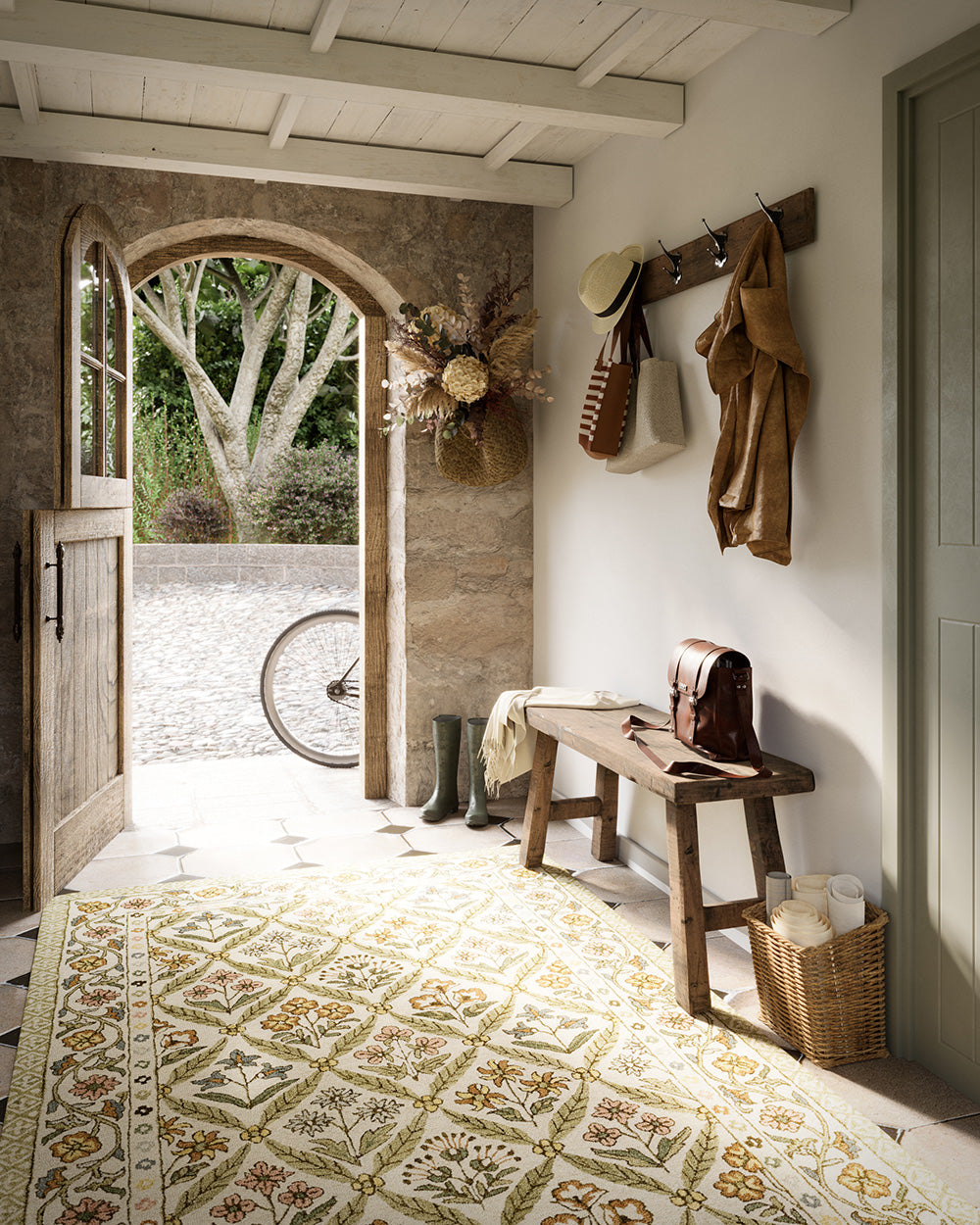 Cotswold Lattice Hand Tufted Rug RUGS - wool Momeni
