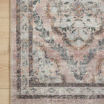 Rifle Paper Co. x Loloi Courtyard Chateau Blush Rug 3-patterned rugs Loloi