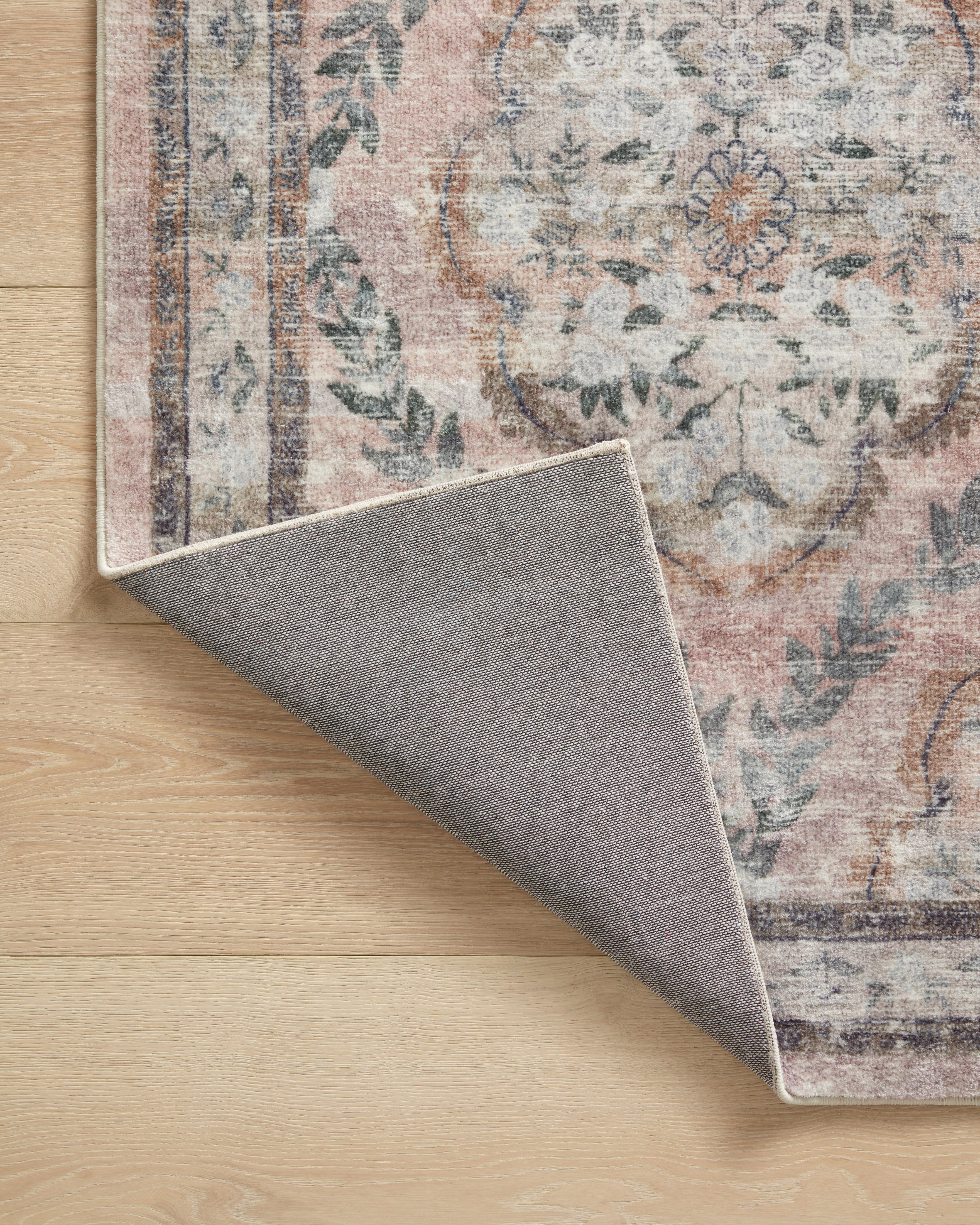 Rifle Paper Co. x Loloi Courtyard Chateau Blush Rug 3-patterned rugs Loloi