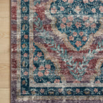 Rifle Paper Co. x Loloi Courtyard Chateau Red Rug 3-patterned rugs Loloi