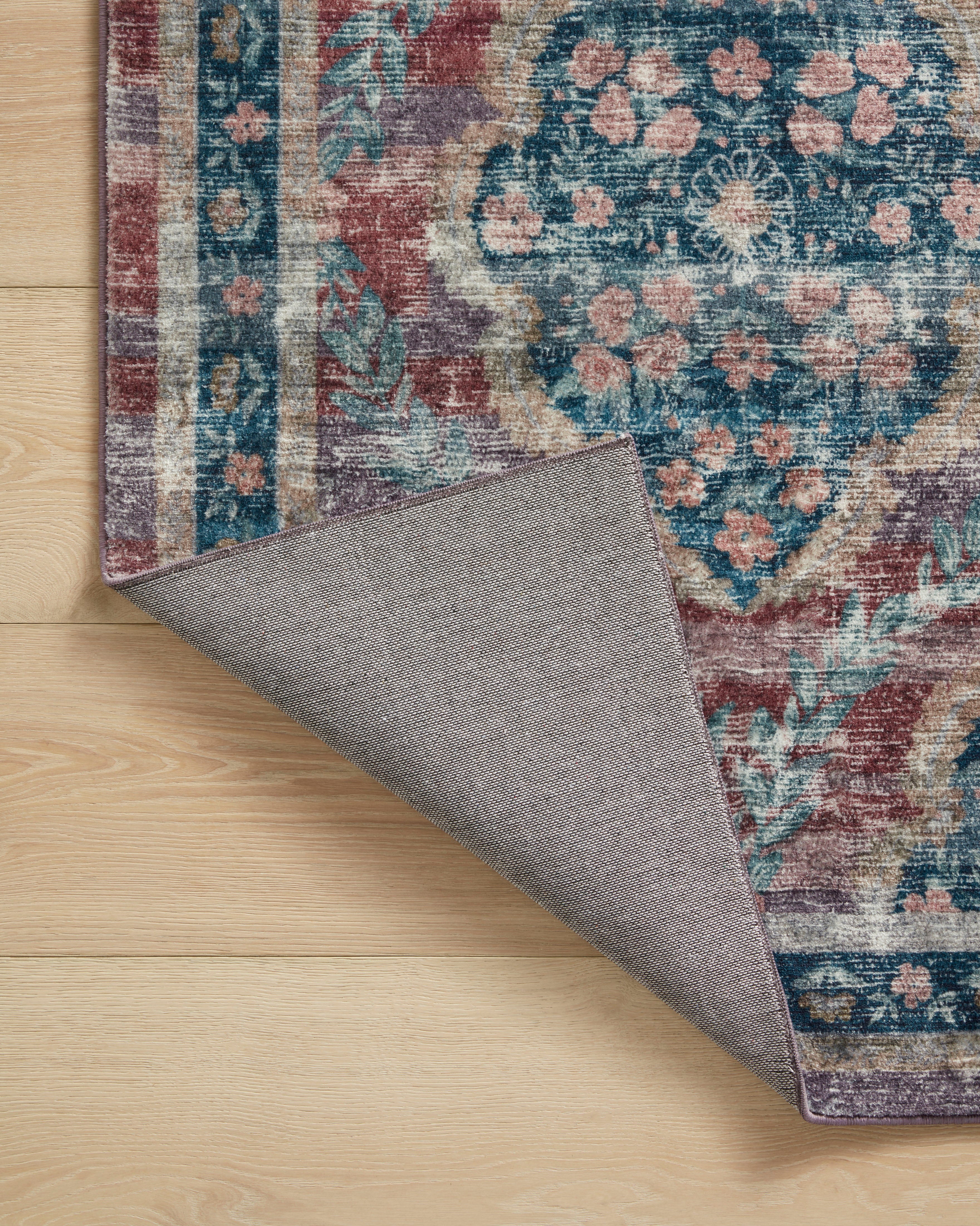 Rifle Paper Co. x Loloi Courtyard Chateau Red Rug 3-patterned rugs Loloi
