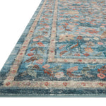 Rifle Paper Co. x Loloi Courtyard Eve Blue Rug 3-patterned rugs Loloi