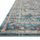 Rifle Paper Co. x Loloi Courtyard Eve Blue Rug 3-patterned rugs Loloi
