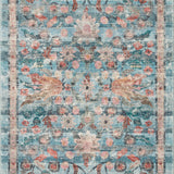 Rifle Paper Co. x Loloi Courtyard Eve Blue Rug 3-patterned rugs Loloi