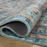Rifle Paper Co. x Loloi Courtyard Eve Blue Rug 3-patterned rugs Loloi