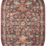 Rifle Paper Co. x Loloi Courtyard Eve Crimson Rug 3-patterned rugs Loloi