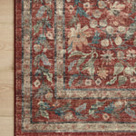 Rifle Paper Co. x Loloi Courtyard Eve Crimson Rug 3-patterned rugs Loloi