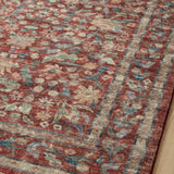 Rifle Paper Co. x Loloi Courtyard Eve Crimson Rug 3-patterned rugs Loloi