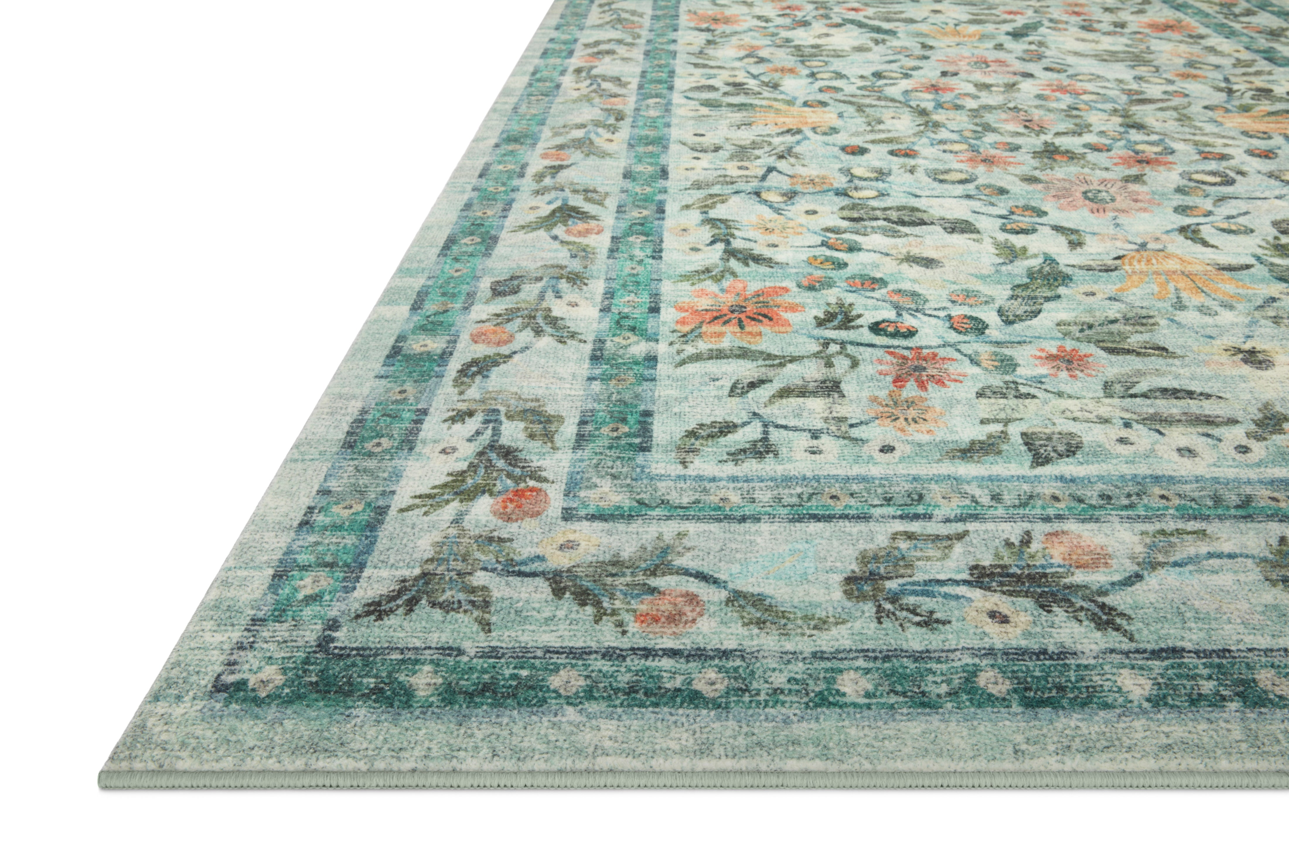 Rifle Paper Co. x Loloi Courtyard Eve Sage Rug 3-patterned rugs Loloi