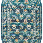 Rifle Paper Co. x Loloi Courtyard Emerald Oval Rug RUGS - synthetic Loloi