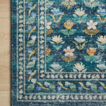 Rifle Paper Co. x Loloi Courtyard Hadley Emerald Rug 3-patterned rugs Loloi