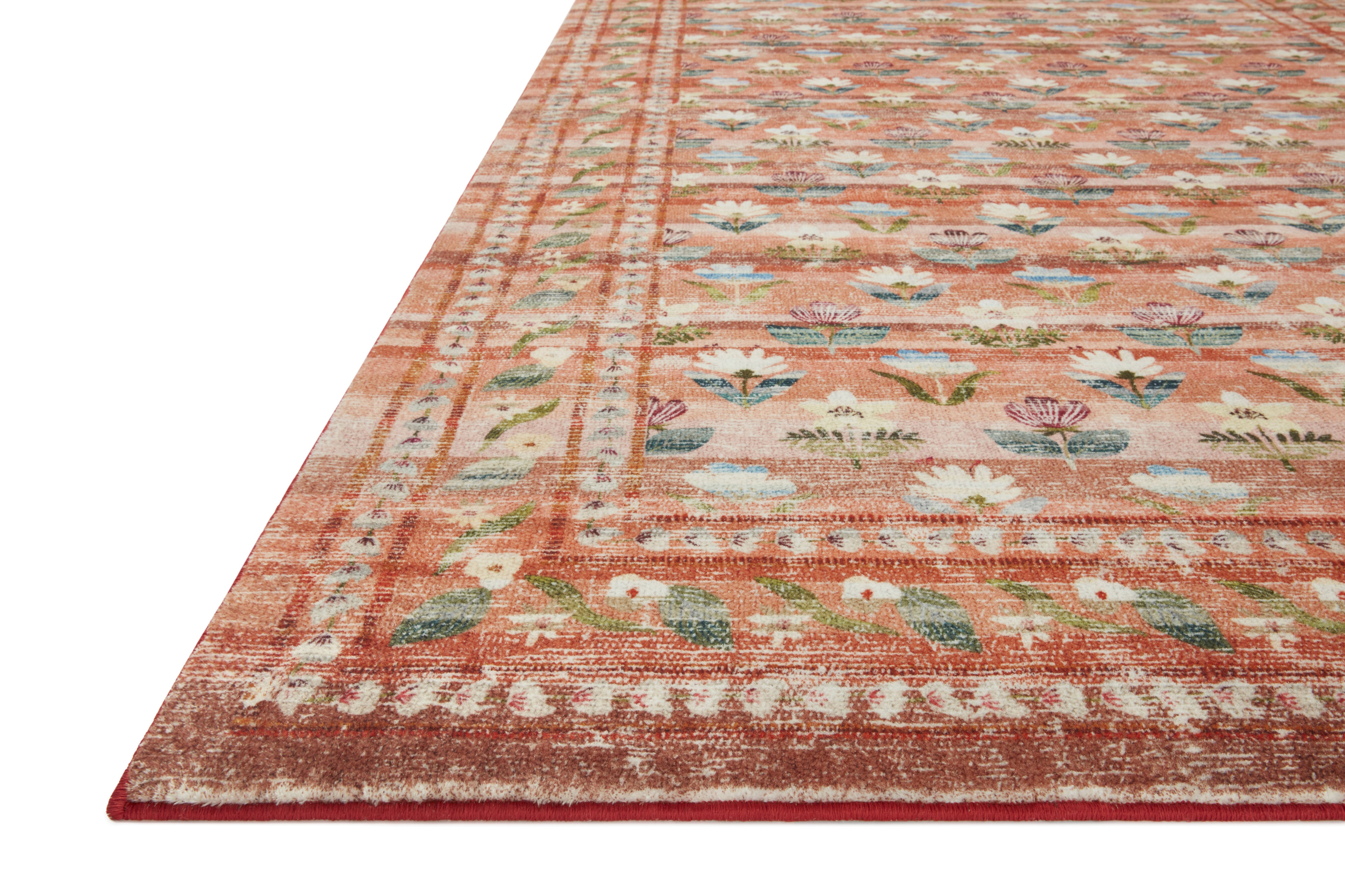 Rifle Paper Co. x Loloi Courtyard Terracotta Rug RUGS - synthetic Loloi