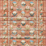 Rifle Paper Co. x Loloi Courtyard Hadley Terracotta Rug 3-patterned rugs Loloi