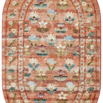 Rifle Paper Co. x Loloi Courtyard Terracotta Oval Rug RUGS - synthetic Loloi