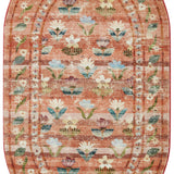 Rifle Paper Co. x Loloi Courtyard Hadley Terracotta Rug 3-patterned rugs Loloi