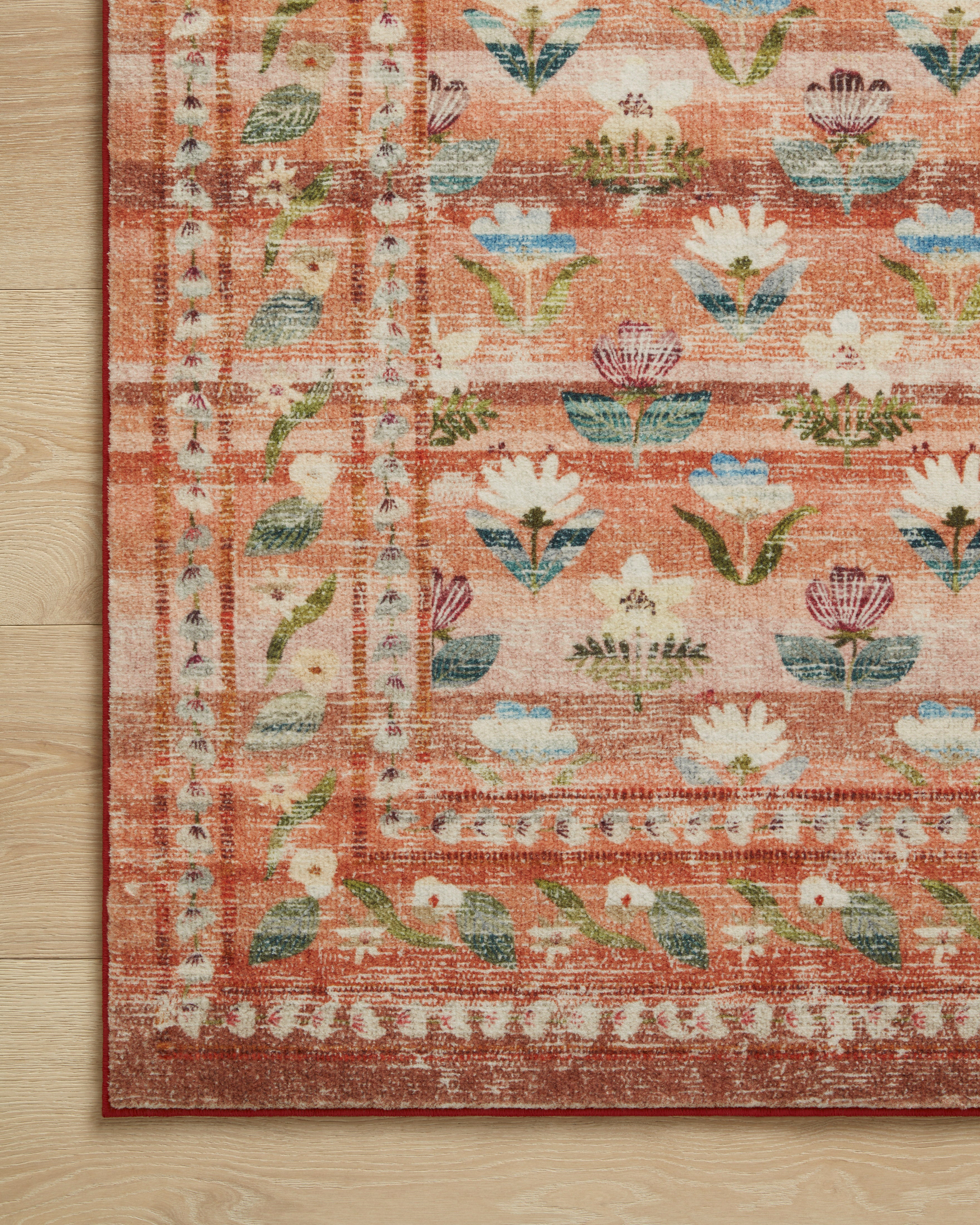 Rifle Paper Co. x Loloi Courtyard Terracotta Rug RUGS - synthetic Loloi