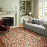 Rifle Paper Co. x Loloi Courtyard Hadley Terracotta Rug 3-patterned rugs Loloi
