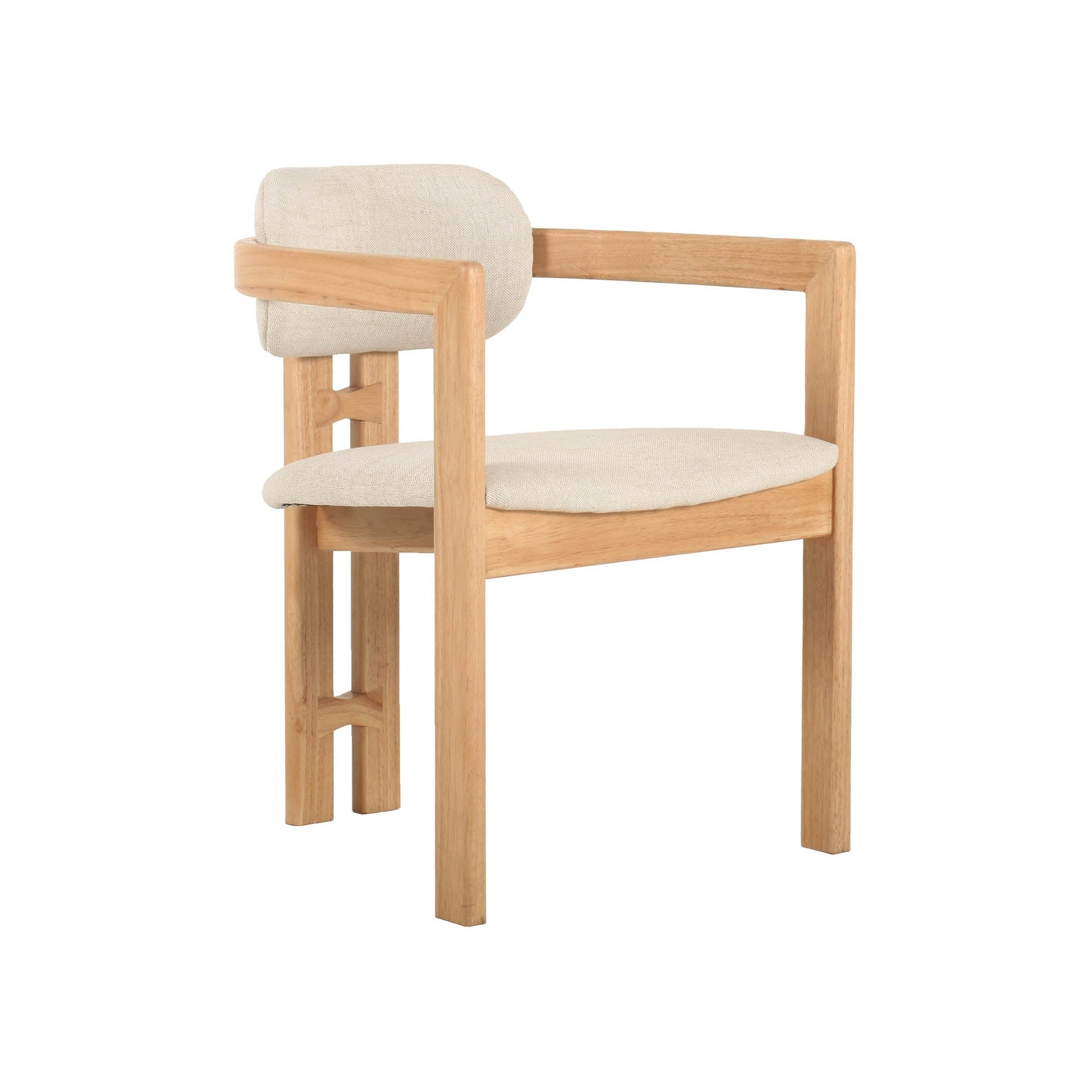 Monterei Dining Chair FURNITURE - dining chairs LH IMPORTS Cream Tweed