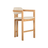 Monterei Counter Stool FURNITURE - bar/counter stool LH IMPORTS Cream Tweed