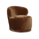 Rolla Club Chair FURNITURE - club chairs LH IMPORTS Distressed Velvet Bronze