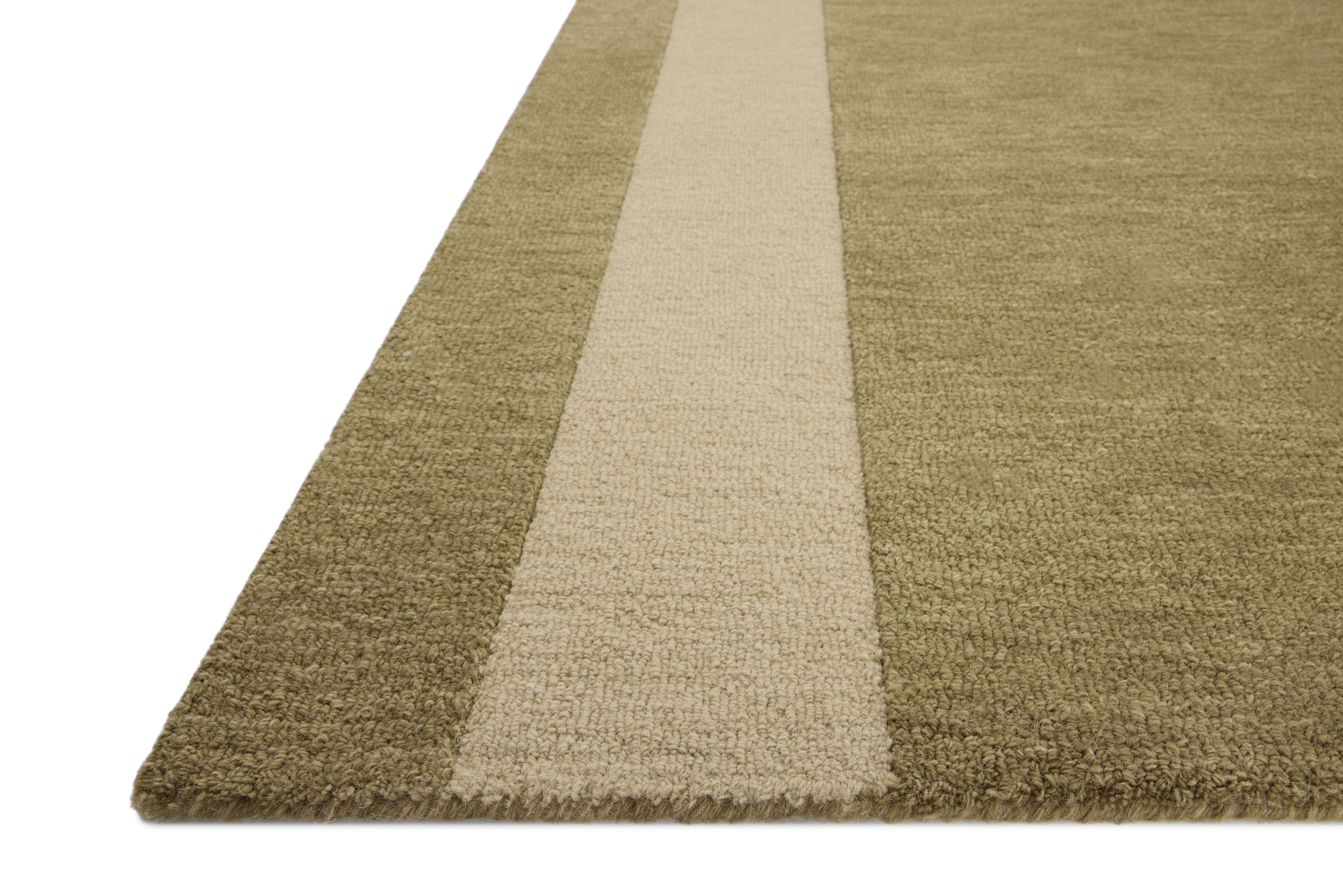 Leanne Ford x Loloi Craven Light Olive / Oatmeal Sample Rug RUGS - wool Loloi