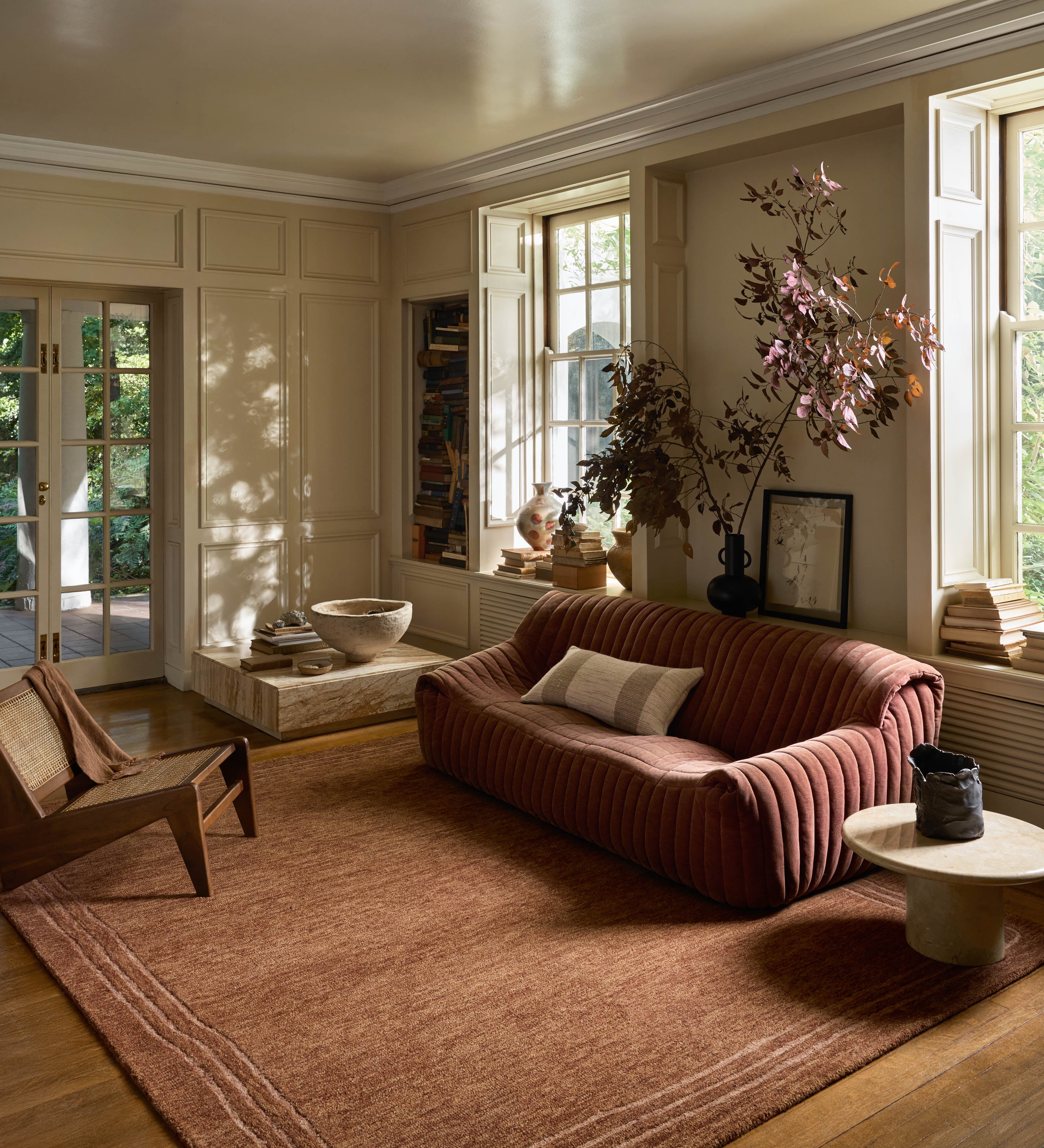 Leanne Ford x Loloi Craven Spice / Rose Sample Rug RUGS - wool Loloi